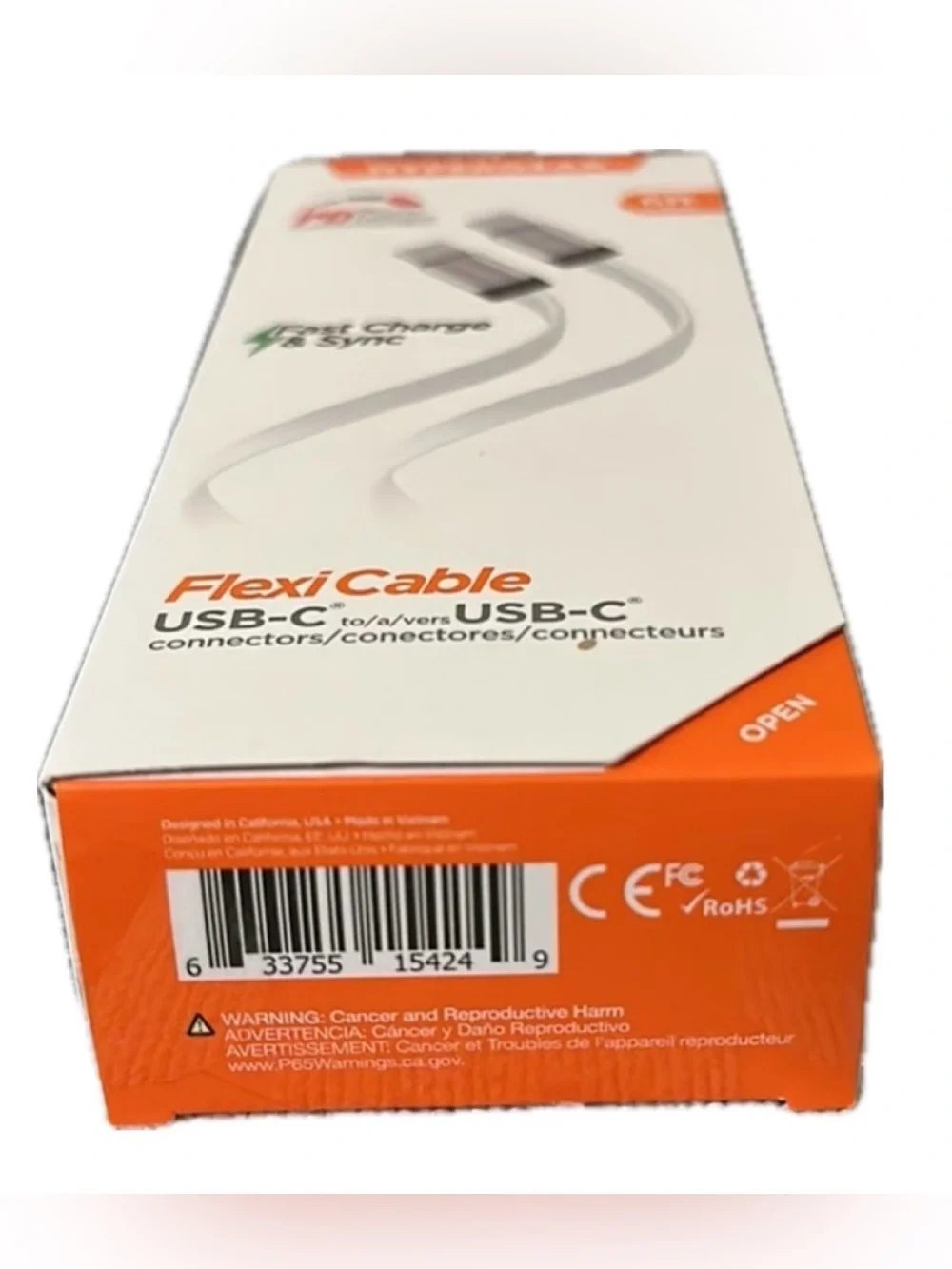 HyperGear Flexi Cable USB-C to/a/ver: USB-C Connectors NEW!